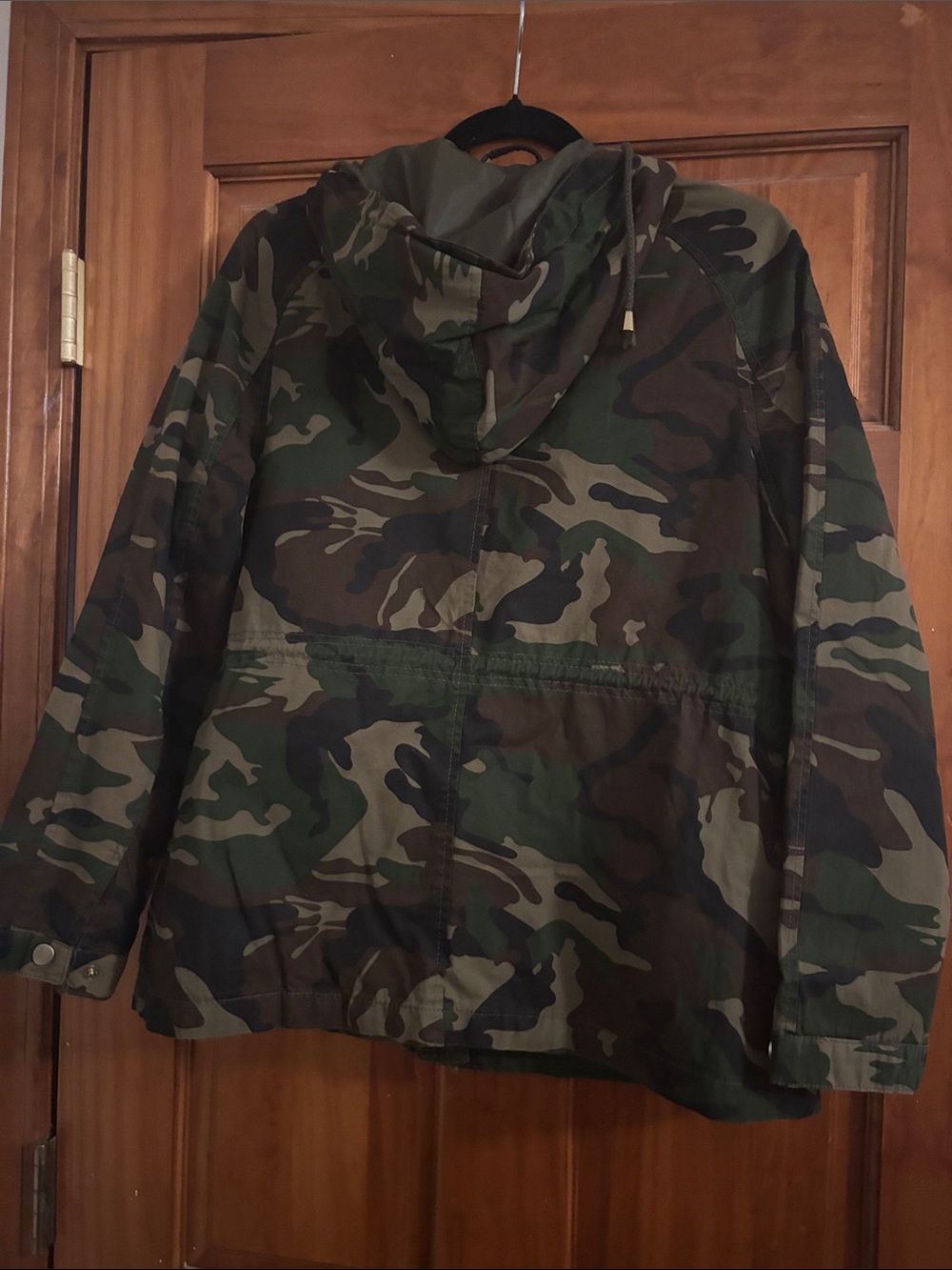 dELiA*s Girls' Green and Brown Camo Hooded Jacket - Picture 2 of 2